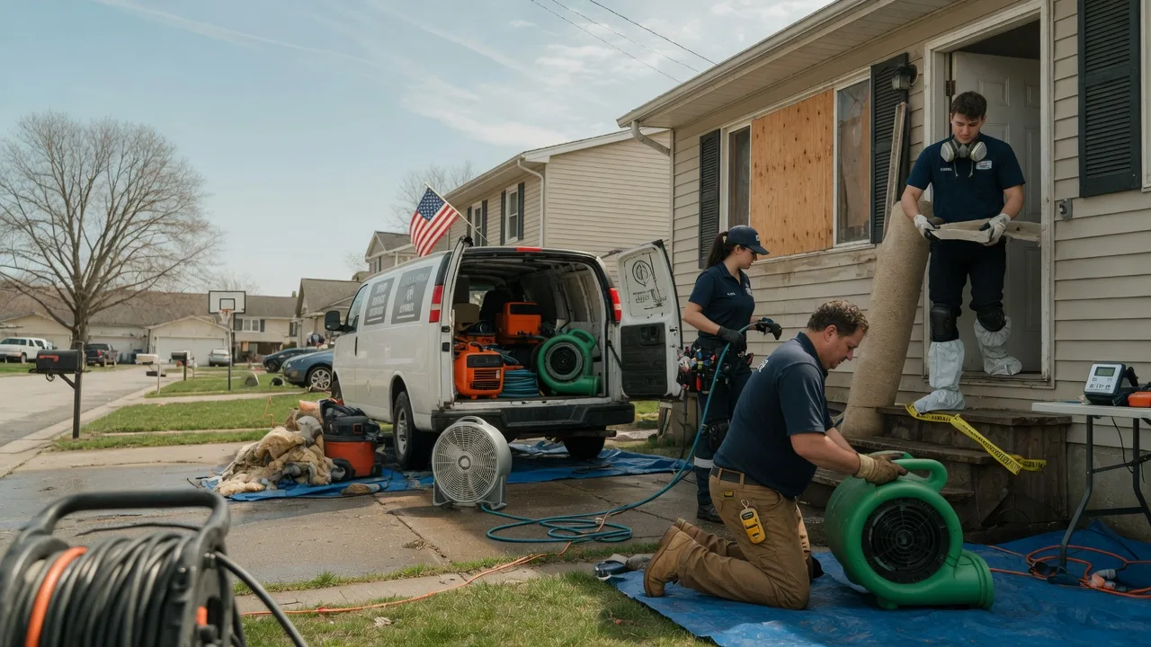 Water Damage Restoration in Seaton, IL near me